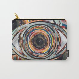 Rainbow Eyes Collage Carry-All Pouch