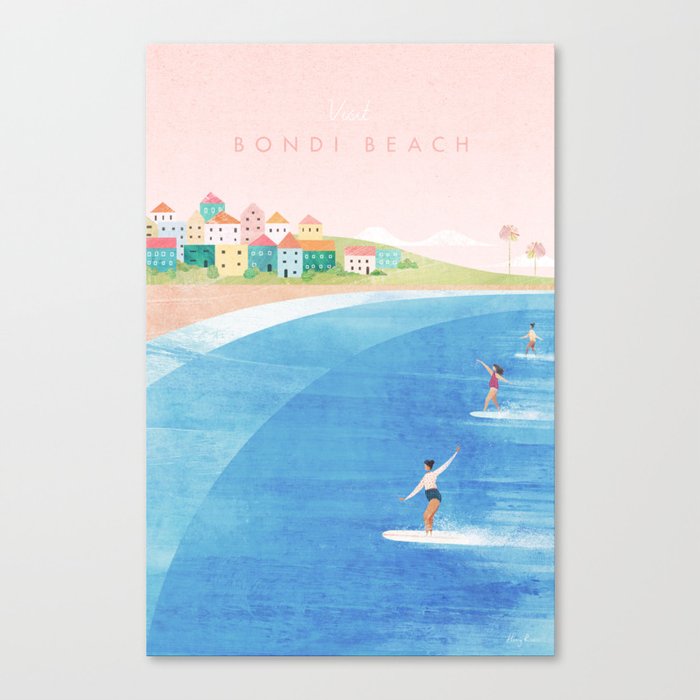Bondi Beach Canvas Print