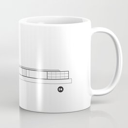 Minimalist Architecture Icons Series | Barcelona Pavilion | Mies Van Der Rohe Coffee Mug