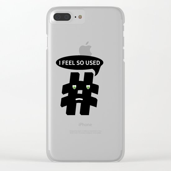 Hashtag Clear iPhone Case