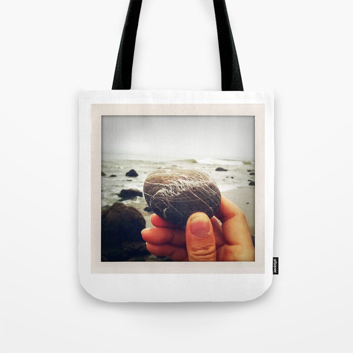 California Coast IV: Rock & waves! Photo from a trip down the seaside, perfect for your wall! Tote Bag