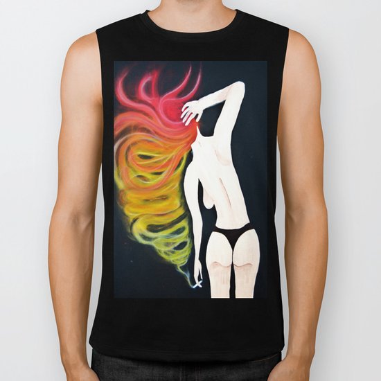 Wake N' Bake, Smoking Lady Series Biker Tank