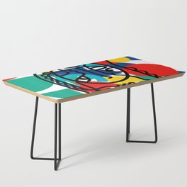 The Bauhaus Mondrian Graffiti Boy Art Coffee Table
