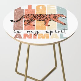 Tiger Is My Spirit Animal - Sweet Tiger Vintage Side Table