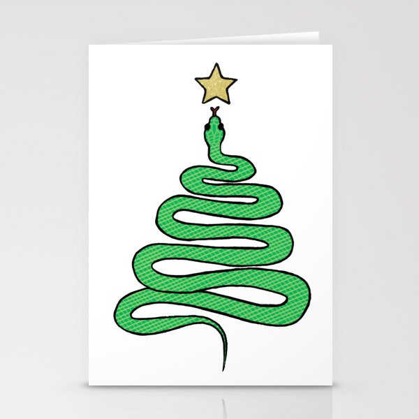 Christmas Snake Stationery Cards
