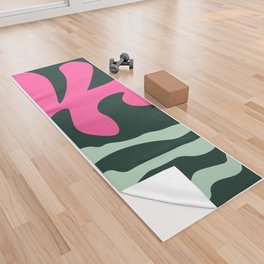 8  Abstract Shapes 211214 Minimal Art  Yoga Towel