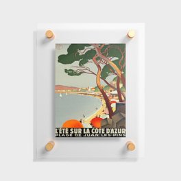 Vintage poster - Cote D'Azur, France Floating Acrylic Print