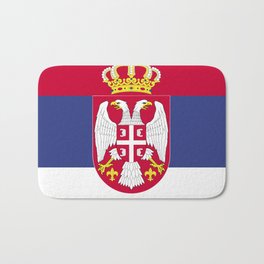 Serbia flag emblem Bath Mat | Nation, Nationality, Patriotism, Independent, Graphicdesign, Country, National, Serbian, Patriotic, Sign 