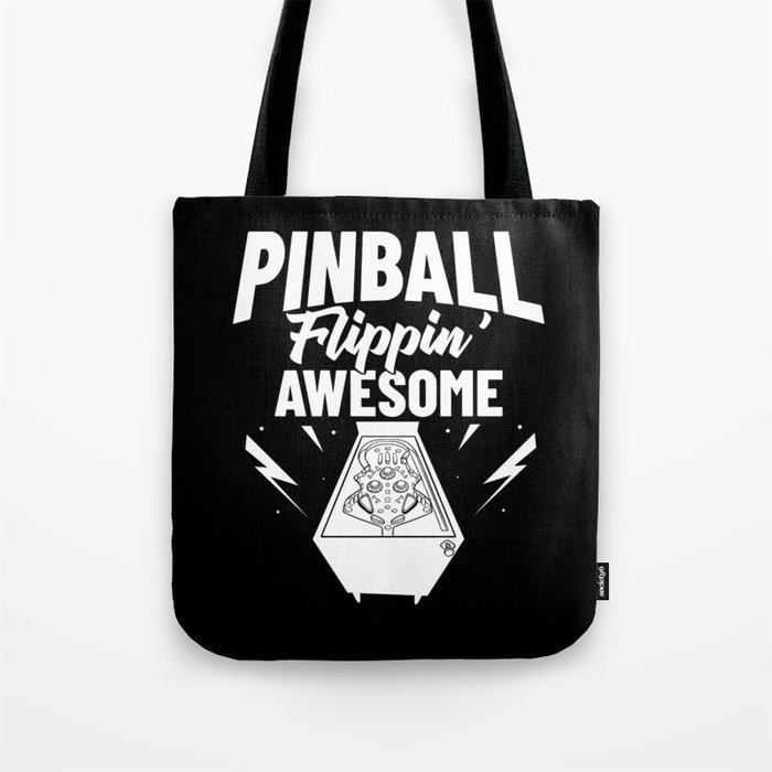 Pinball Machine Game Virtual Player Tote Bag