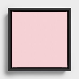 Fluorite Pink Framed Canvas