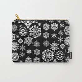 Winter Snowflakes Carry-All Pouch