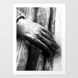 Hand - Photography black & white Art Print