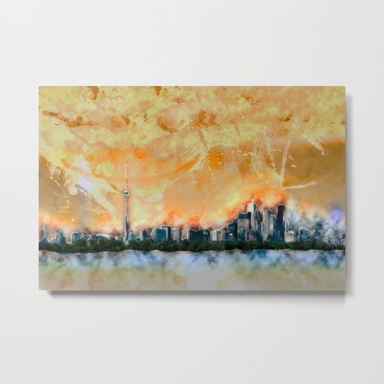 Summer In The City Metal Print