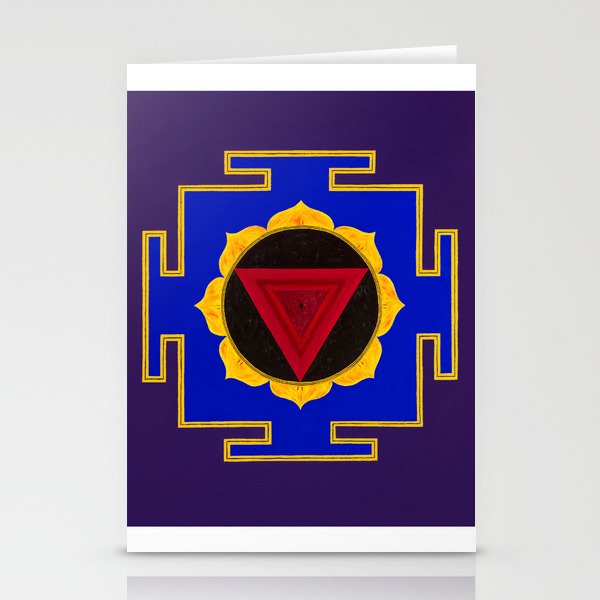 Maha Kali Yantra Stationery Cards