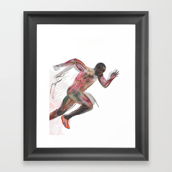 The Olympic Games, London 2012 Framed Art Print