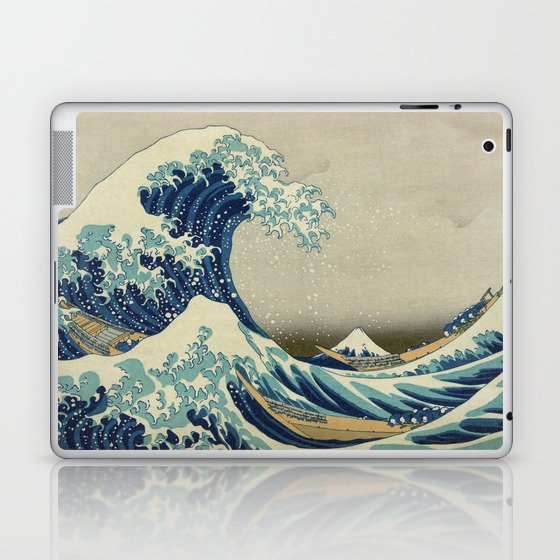 The great wave laptop skin Laptop & iPad Skin