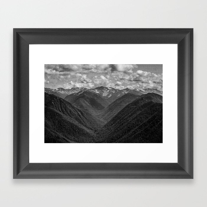Hurricane Ridge, WA Framed Art Print
