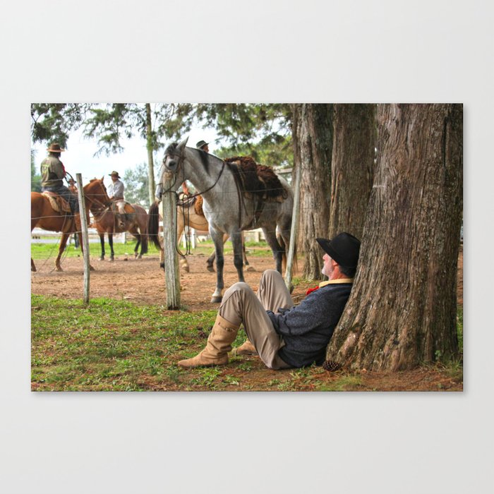 I'm waiting Canvas Print