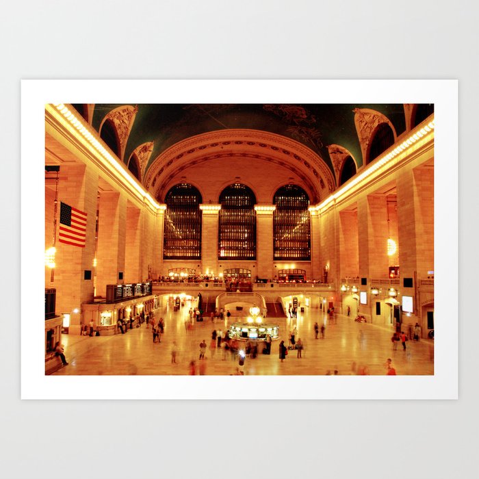 Grand Central Station Art Print By Damnitbritt Society6