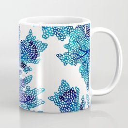 Sea Fan Coral – Blue Ombré Coffee Mug