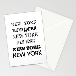 NEW YORK Stationery Card