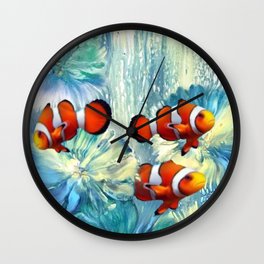 Clown Fish Dreamland Wall Clock