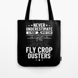 Crop Dusting Plane Rc Drone Airplane Pilot Tote Bag