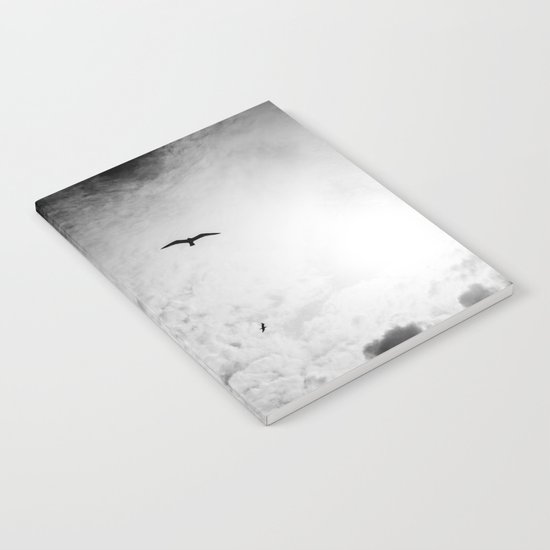 Black bird sky Notebook