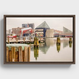 Home Sweet Harbor Framed Canvas