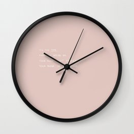 time spent on rose Wall Clock