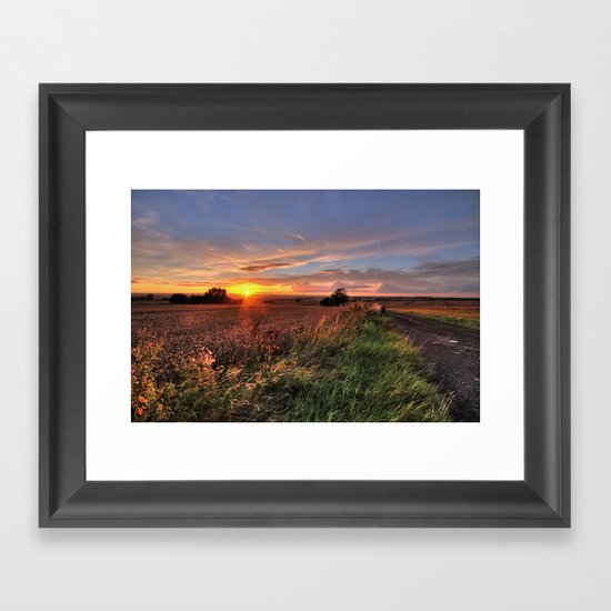 Tamworth Sunset Framed Art Print