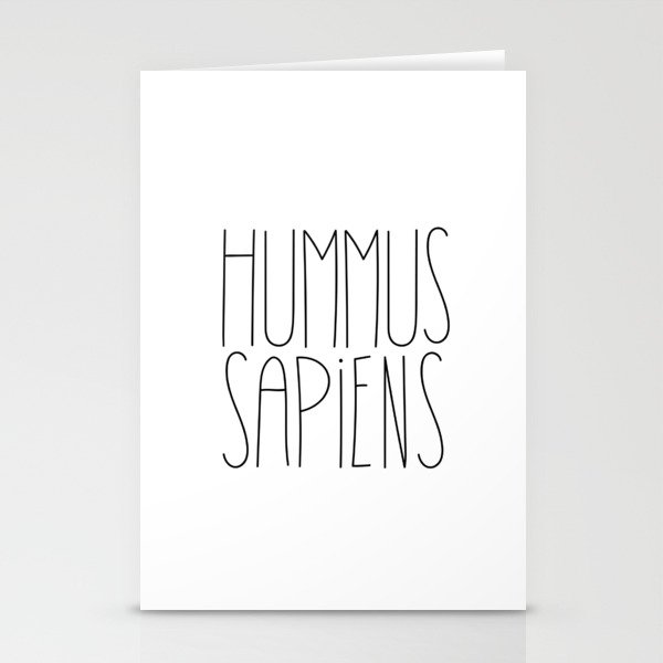 Hummus Sapiens Stationery Cards
