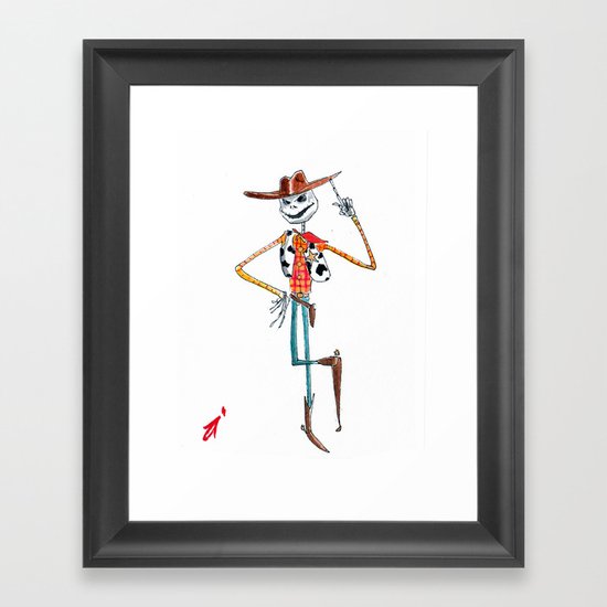 A Toy's Nightmare Framed Art Print