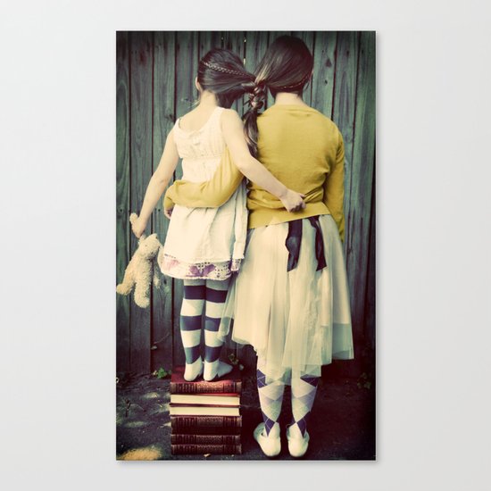 Two Girls Canvas Print