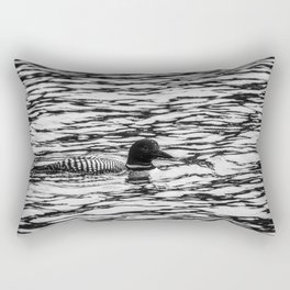 Loon Sighting Rectangular Pillow