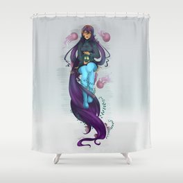 [ Spirit Illustration - Eneevi Shower Curtain