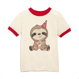 Birthday Sloth For Children A Birthday Kids T Shirt