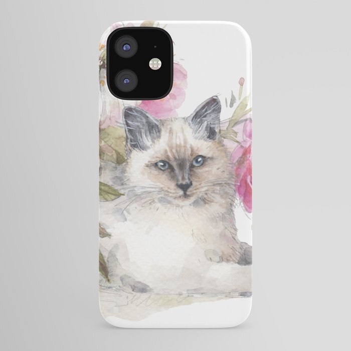 Obviously Pink Cat iPhone Case