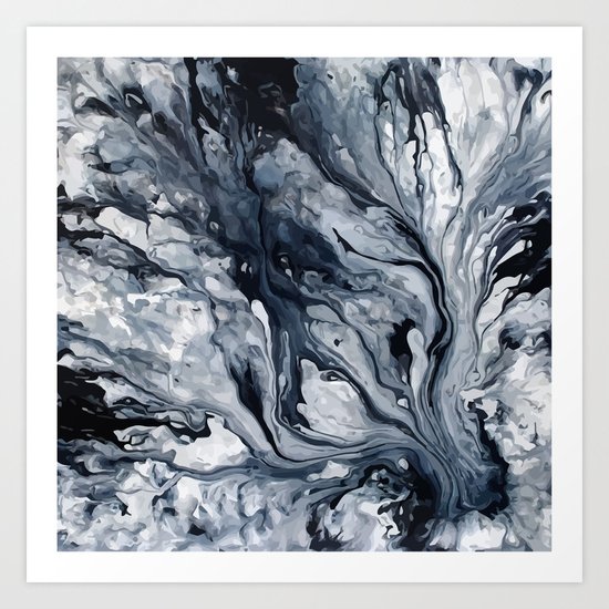 Abstract Oil Art Print