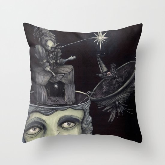 Ghost Light Throw Pillow