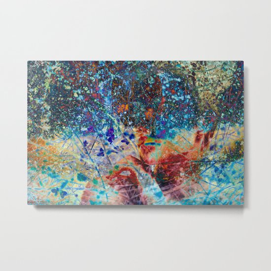 Splatter Metal Print