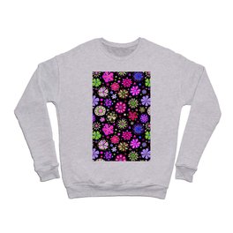 Flowers Patterns Crewneck Sweatshirt