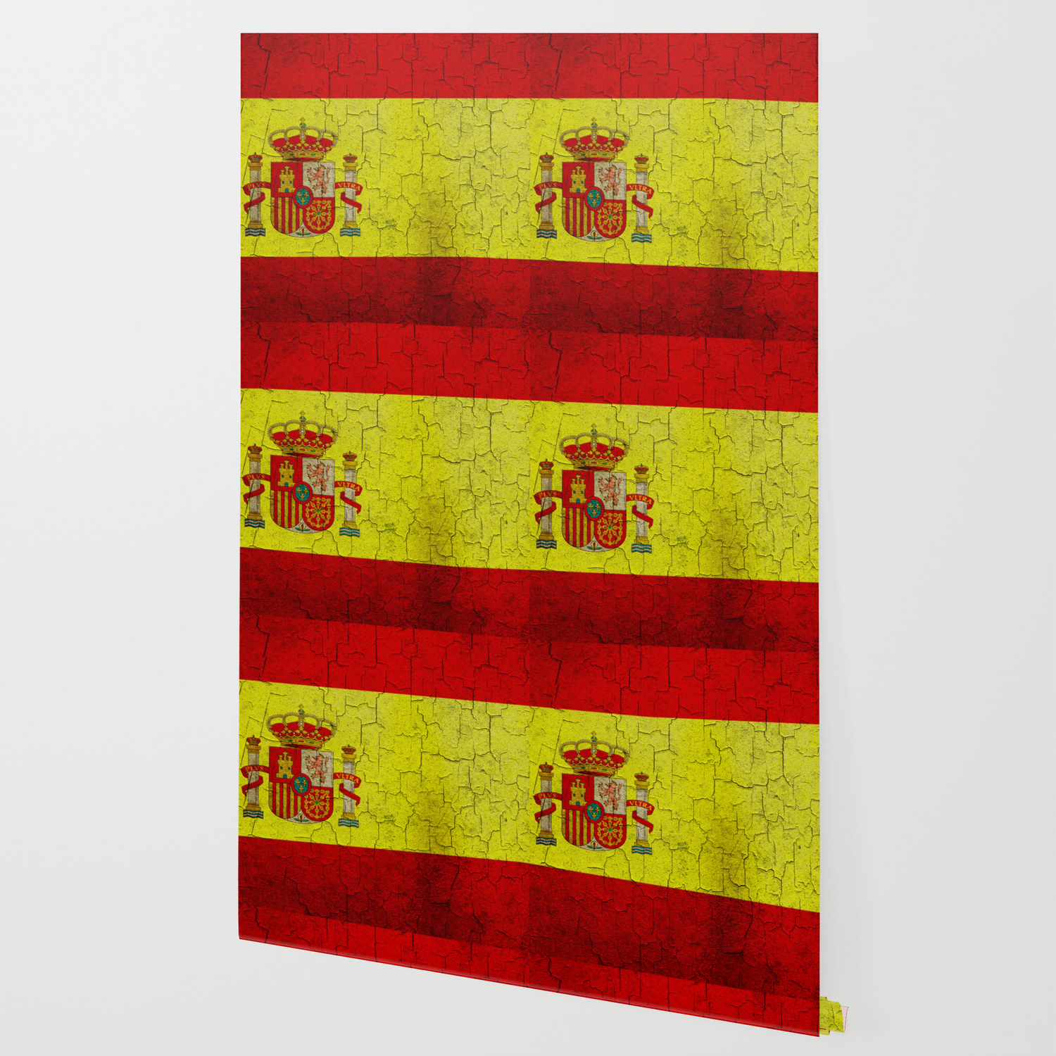 Grunge Spain Flag Wallpaper By Steveball Society6