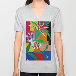 Henri Matisse - The Creole Dancer modernism portrait painting V Neck T Shirt
