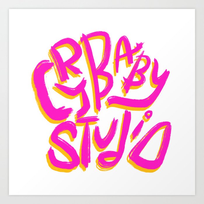 Cry Baby Studio Logo Art Print