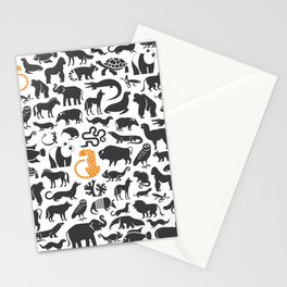 Orange Cheetah Conservation Nation Stationery Card
