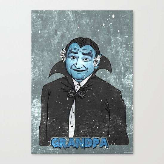 Grandpa Munster Canvas Print