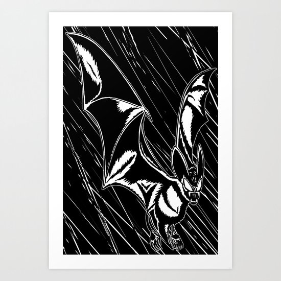 Bat Attack! Art Print