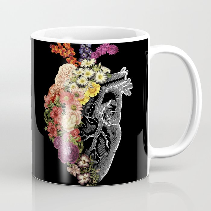 Flower Heart Spring Coffee Mug