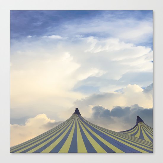 Turrets in the Clouds Canvas Print